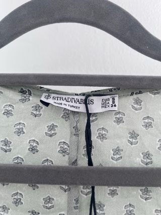 Camisa verde estampada