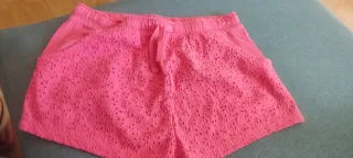 Shorts rosa niña
