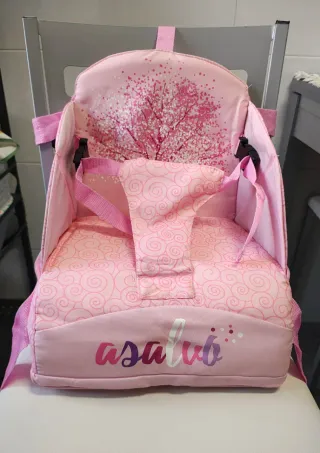 Trona de viaje Asalvo rosa