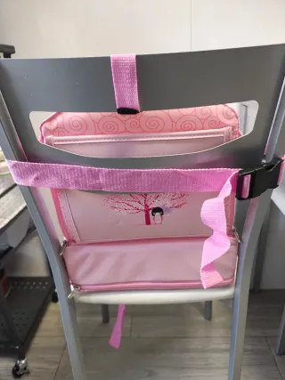 Trona de viaje Asalvo rosa