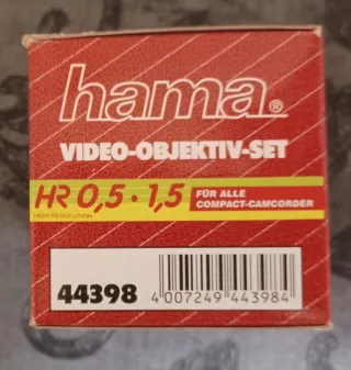 Objetivo Hama para vídeo