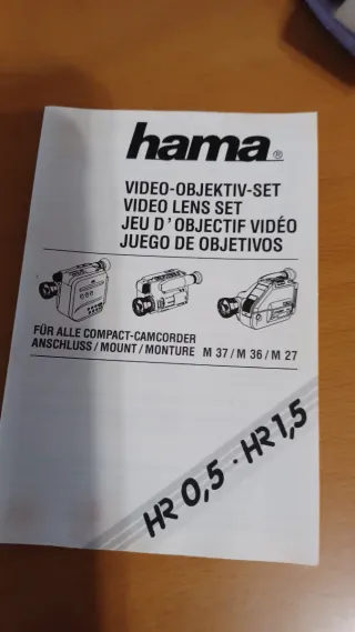 Objetivo Hama para vídeo