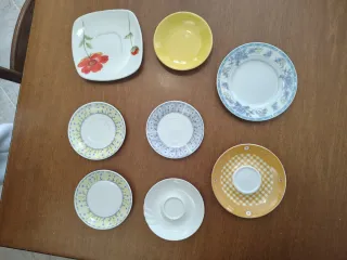 Piattini Tazza ceramica Assortiti