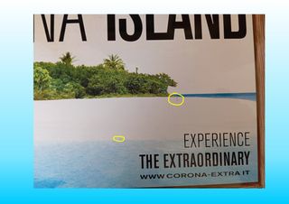 Insegna Corona Extra in latta 42 x 30