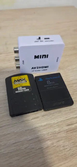 Playstation 2 FAT Negra + Accesorios