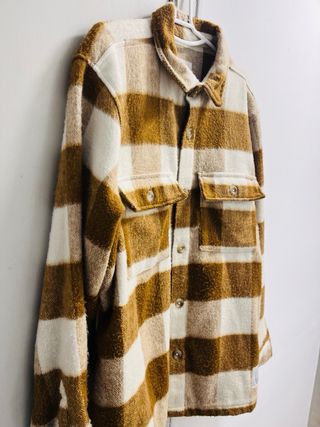 Sudadera cuadros lana Pull&Bear