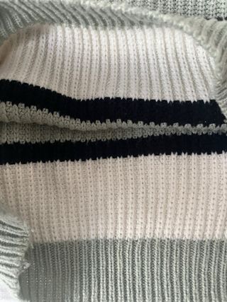 Jersey de rayas verde y blanco