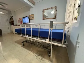 Cama articulada eléctrica más colchón antiescaras