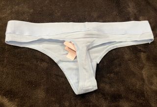 Tanga Victoria's Secret Celeste con Brillo