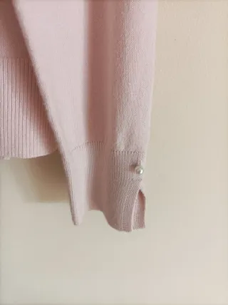 Chaqueta niña punto fino Zara rosa 11/12 años