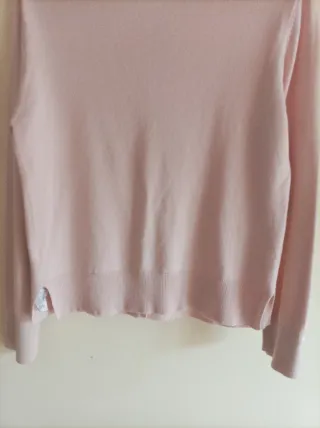 Chaqueta niña punto fino Zara rosa 11/12 años