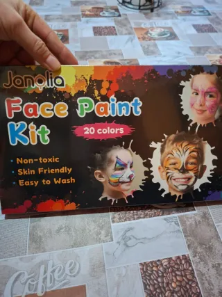 Kit Pintura Facial Janolia 20 Colores
