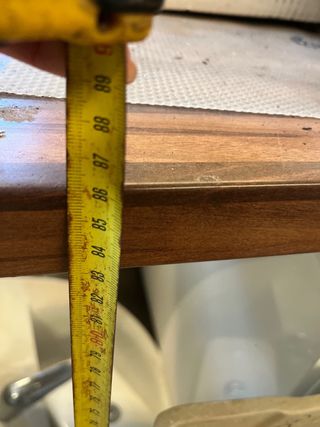 Mueble auxiliar cocina madera, con encimera