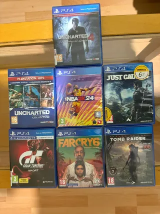 PS4 Pro 1TB + 2 Mandos + 7 Juegos