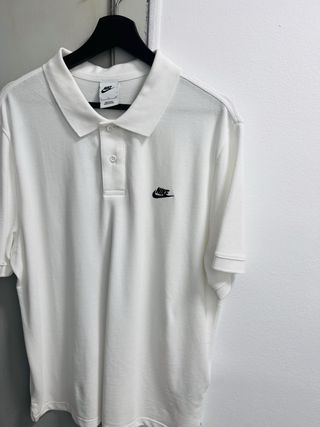 Polo Nike Blanco Talla L