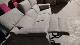 Sofá eléctrico relax gris