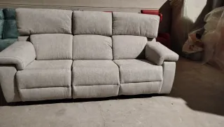 Sofá eléctrico relax gris