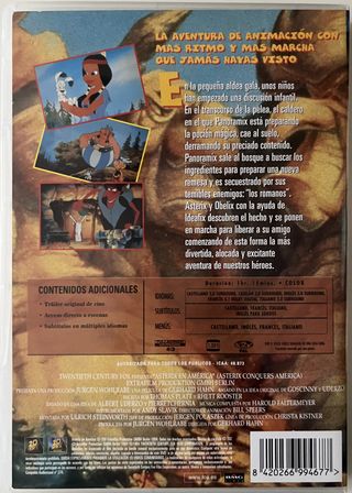 Lote 2 DVDs Tintin y Asterix