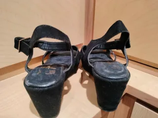 Sandalias de plataforma Atmosphere negras talla 37