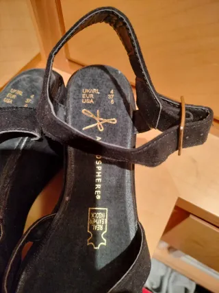 Sandalias de plataforma Atmosphere negras talla 37