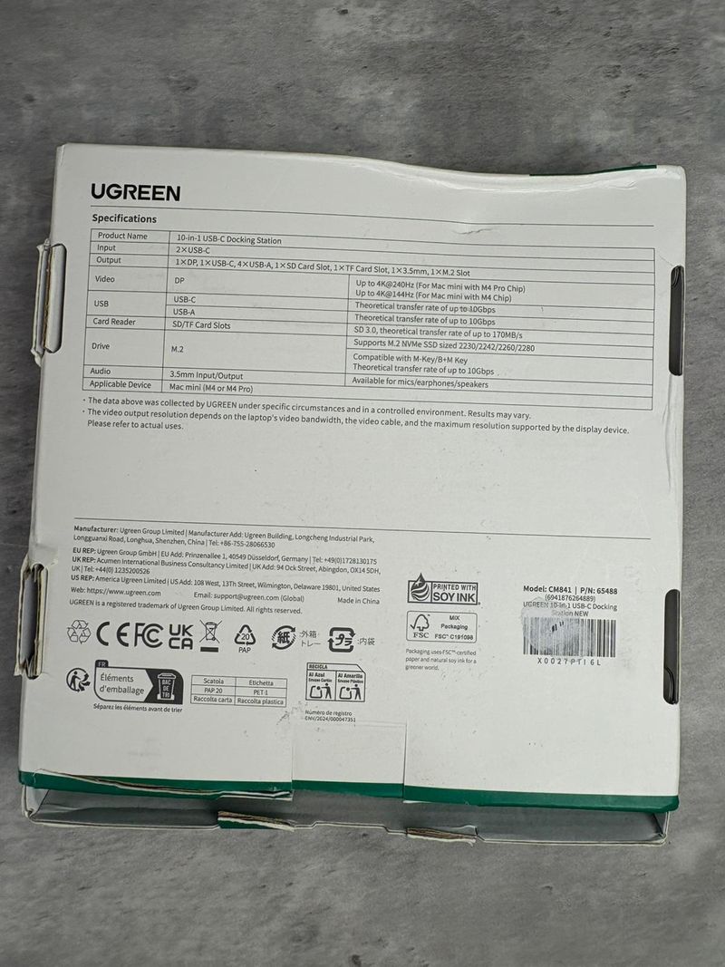 Ugreen Docking Station 10-en-1 para Mac Mini afbeelding 3