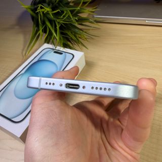 iPhone 15 128GB Azul + Protectores [BUEN ESTADO]