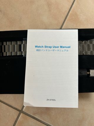 Cinturino Acciaio Apple Watch Antracite