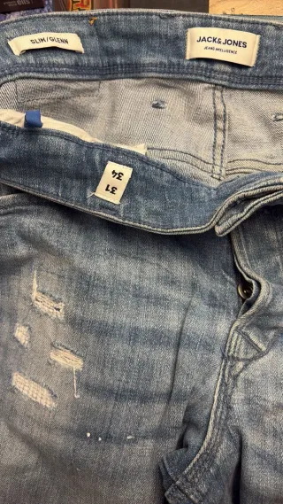 Pantalón vaquero azul JACK & JONES