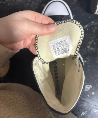 Converse All Star Negras Talla 38