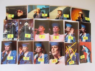 Renato Zero Foto 10x15 Collezione Vintage