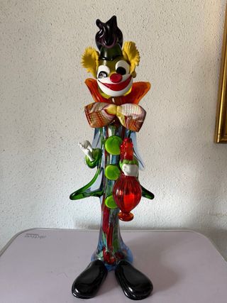 Payaso Murano Vidrio Arte