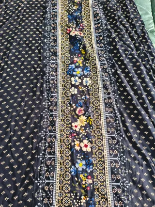 Vestido largo estampado floral