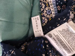 Vestido largo estampado floral