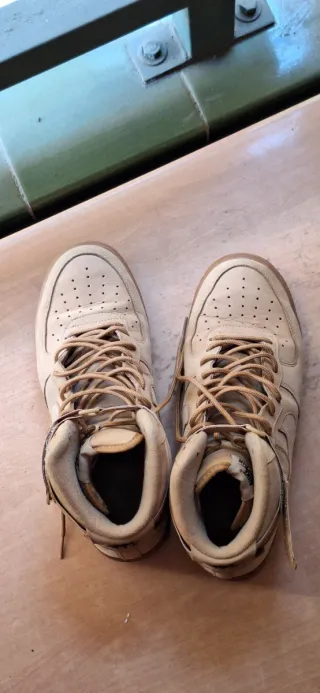 Nike Air Force 1 Mid Flax Beige/Marrón