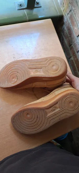 Nike Air Force 1 Mid Flax Beige/Marrón