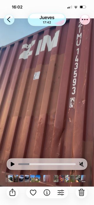 Contenedor marítimo 20 pies