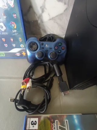 PlayStation 2 Fat + Mando + Juegos