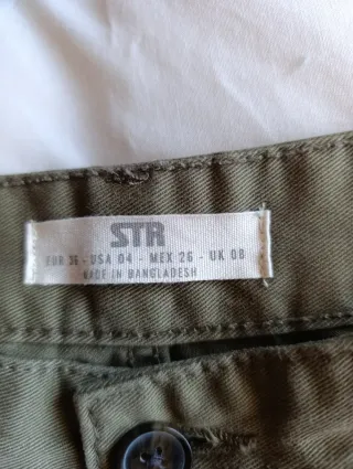 Pantalón cargo verde