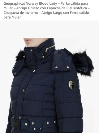 Abrigo Norway azul marino