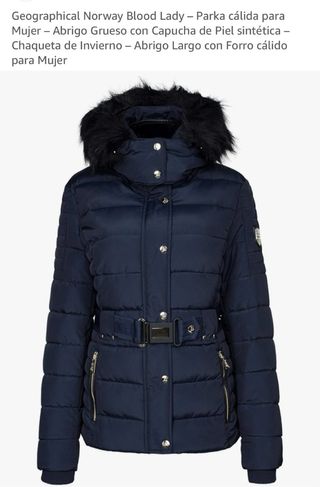 Abrigo Norway azul marino