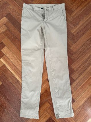 Pantalones Massimo Dutti Beige