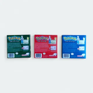 Pack 3 Llaveros Pokemon GBC con caja