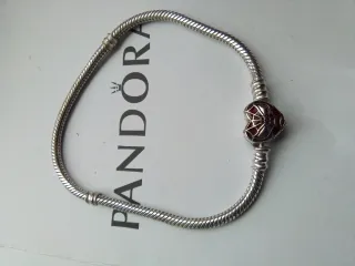 Pulsera Pandora Corazón Spiderman Disney con caja