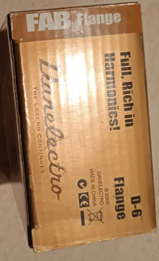 LOTE 2 Pedal Danalectro FAB Echo Flanger