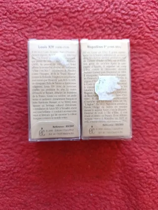 Figuras de plomo Luis XIV y Napoleón I