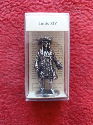 Figuras de plomo Luis XIV y Napoleón I