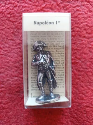 Figuras de plomo Luis XIV y Napoleón I