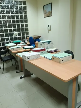 Mueble de oficina madera y metal