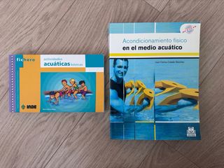 Lote de libros de natación