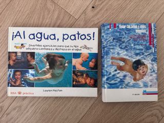 Lote de libros de natación